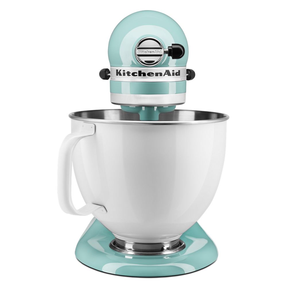 Artisan® Series Tilt-Head Stand Mixer with 5 Quart  White Colorfast Finish Stainless Steel Bowl