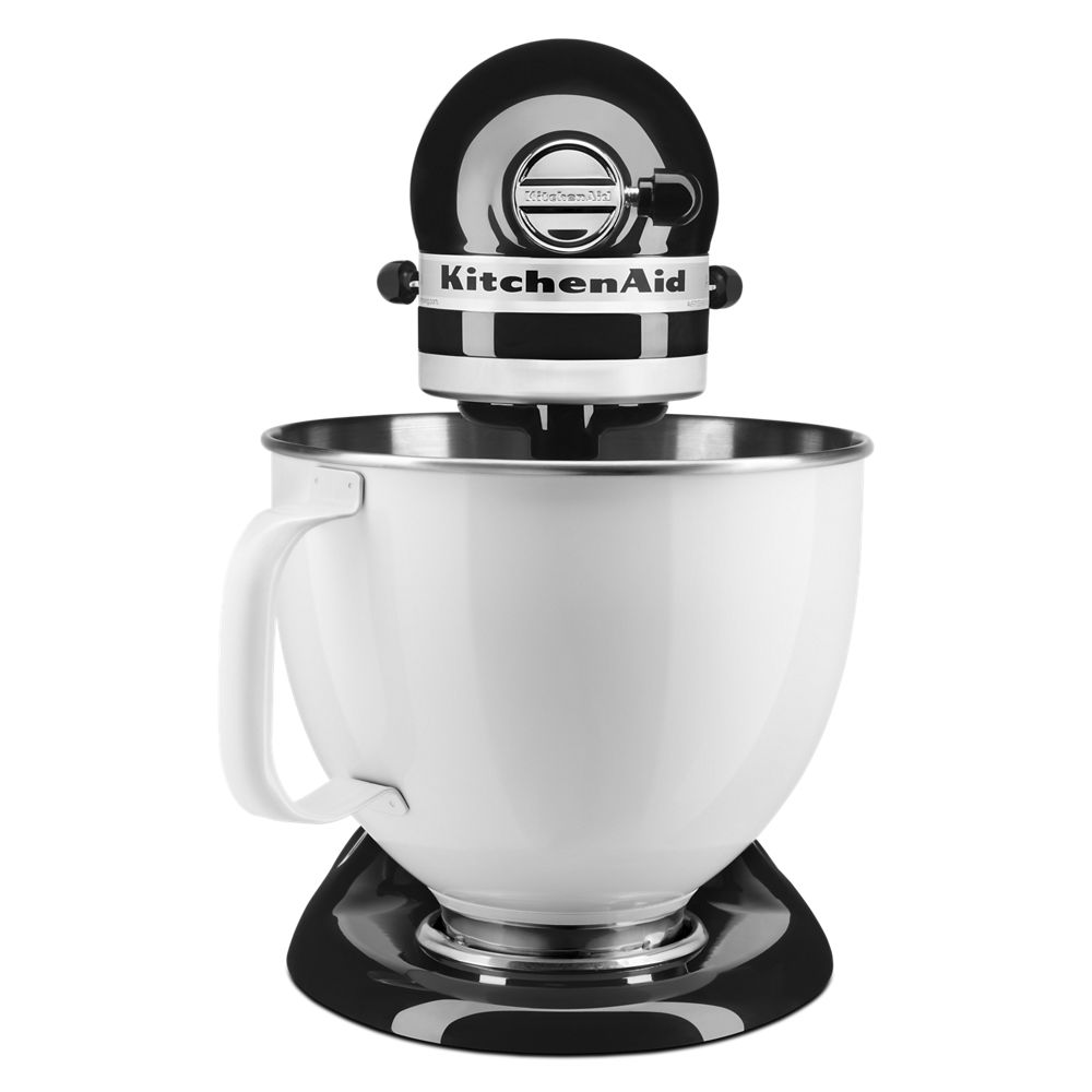 Artisan® Series Tilt-Head Stand Mixer with 5 Quart  White Colorfast Finish Stainless Steel Bowl