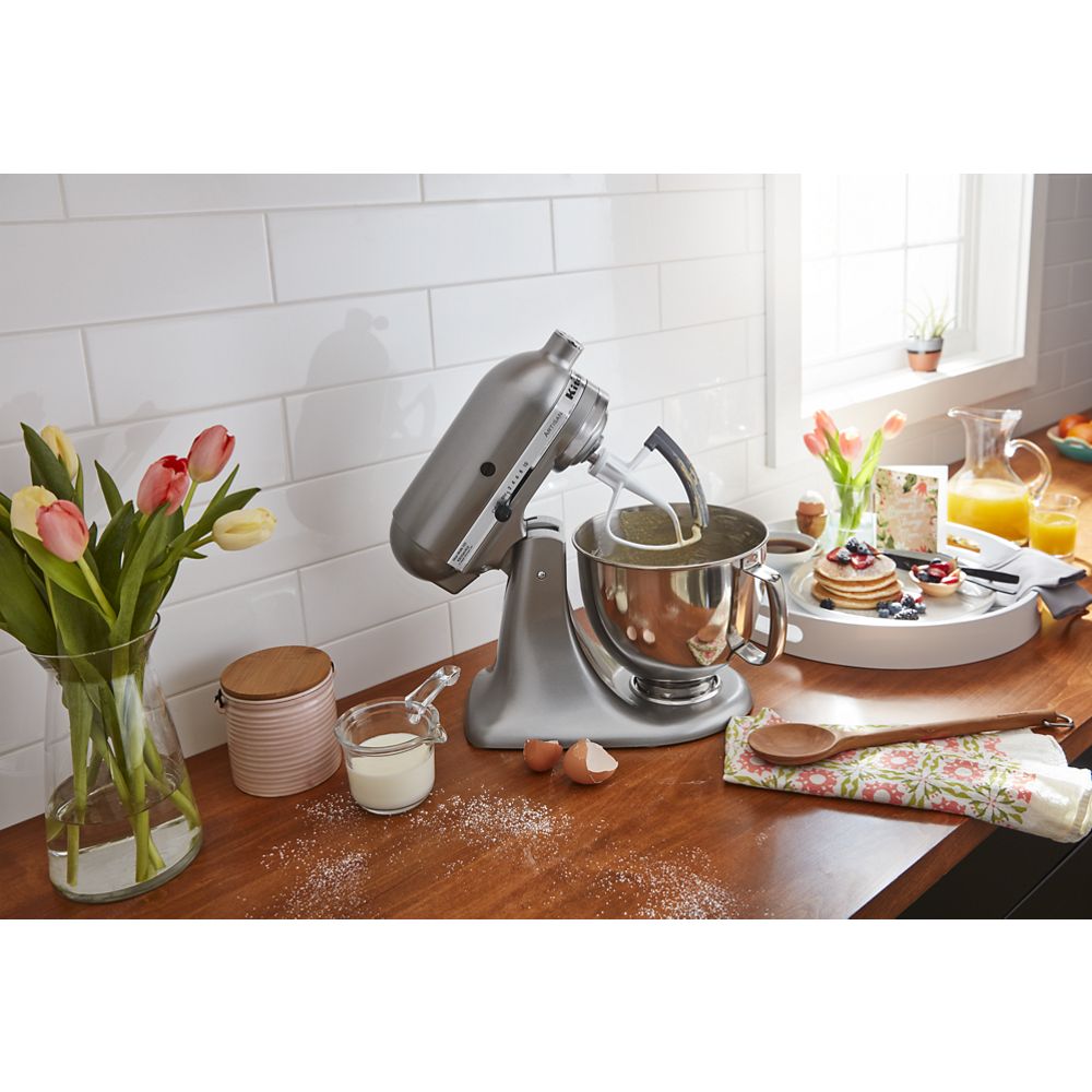 Value Bundle Artisan® Series 5 Quart Tilt-Head Stand Mixer with Flex Edge Beater