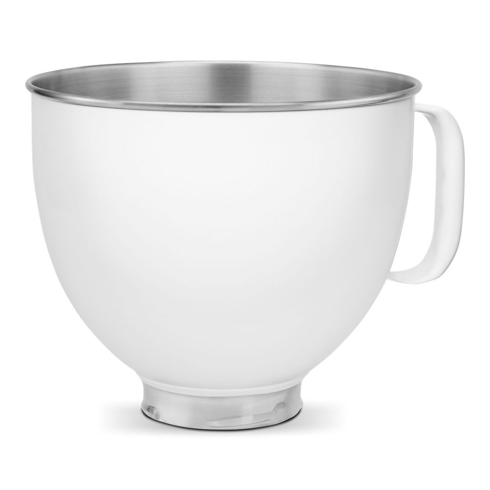 Artisan® Series Tilt-Head Stand Mixer with 5 Quart  White Colorfast Finish Stainless Steel Bowl