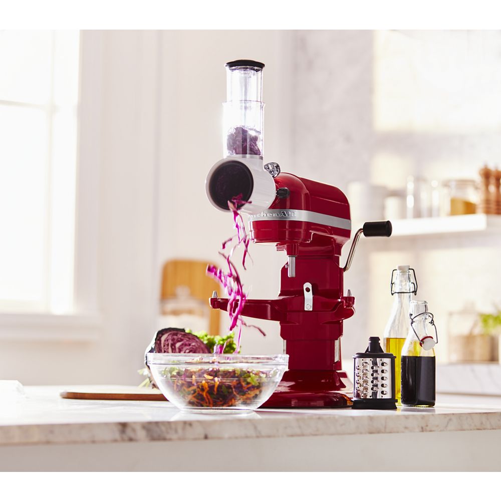 Food Grinder + Fresh Prep Slicer/Shredder Attachment Bundle