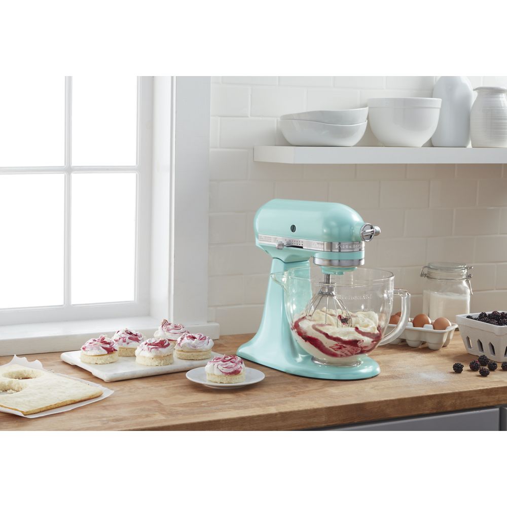 Artisan® Design Series 5 Quart Tilt-Head Stand Mixer with Glass Bowl