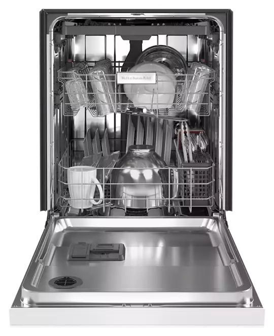 KitchenAid Dishwasher Stainless Steel Tub (KDFE204KWH) - White KitchenAid Dishwasher Stainless Steel Tub (KDFE204KWH) - White