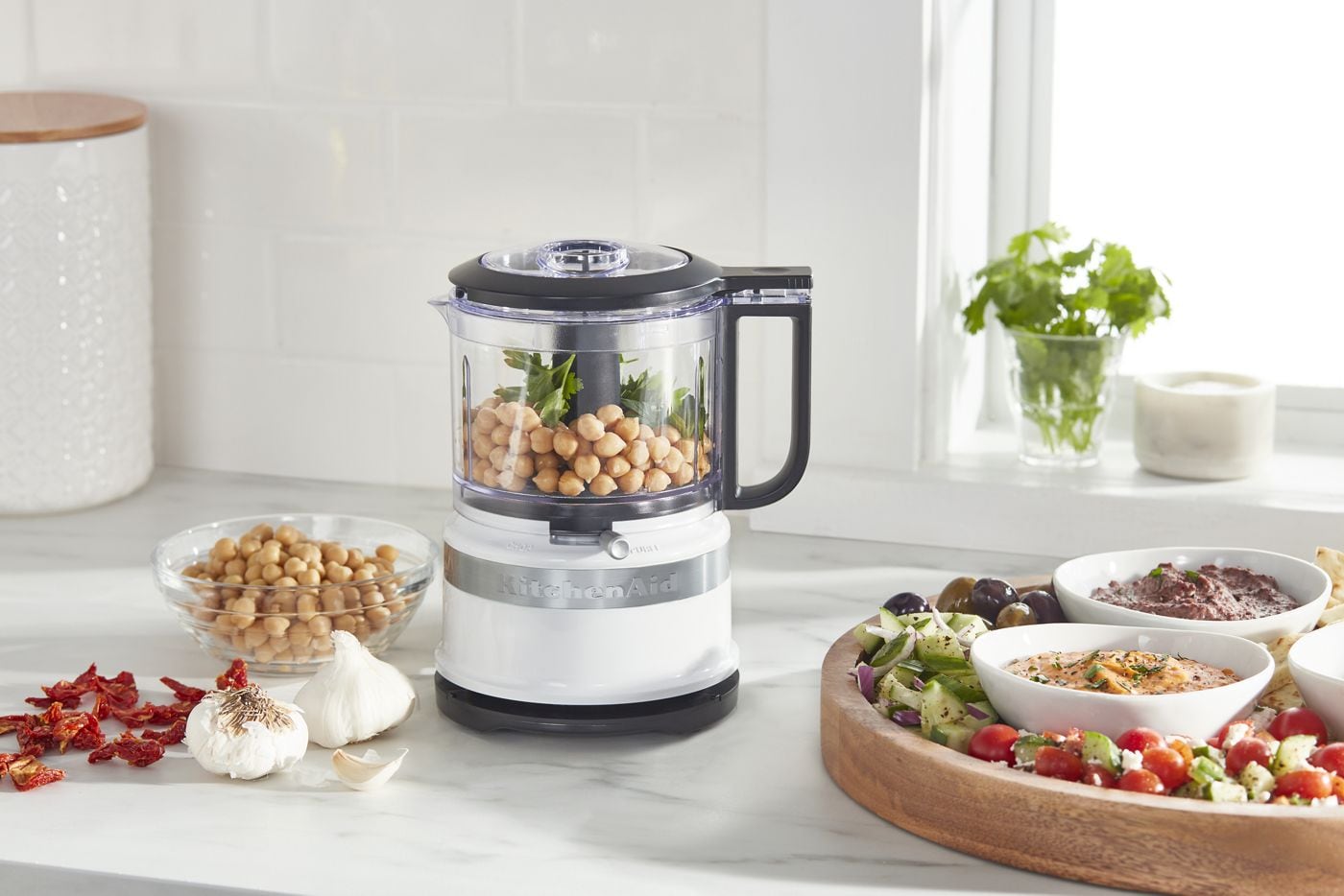Picadora de alimentos de 3.5 tazas – Blanca