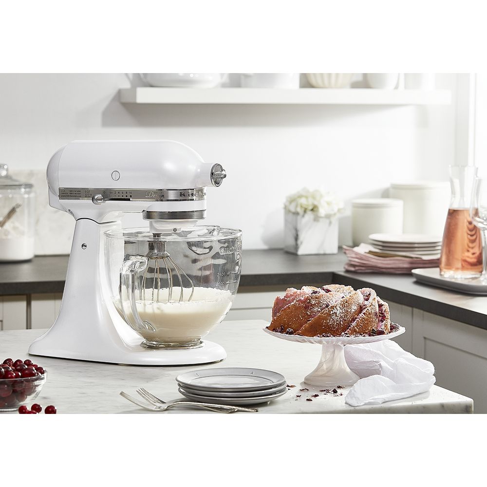 Artisan® Design Series 5 Quart Tilt-Head Stand Mixer with Glass Bowl