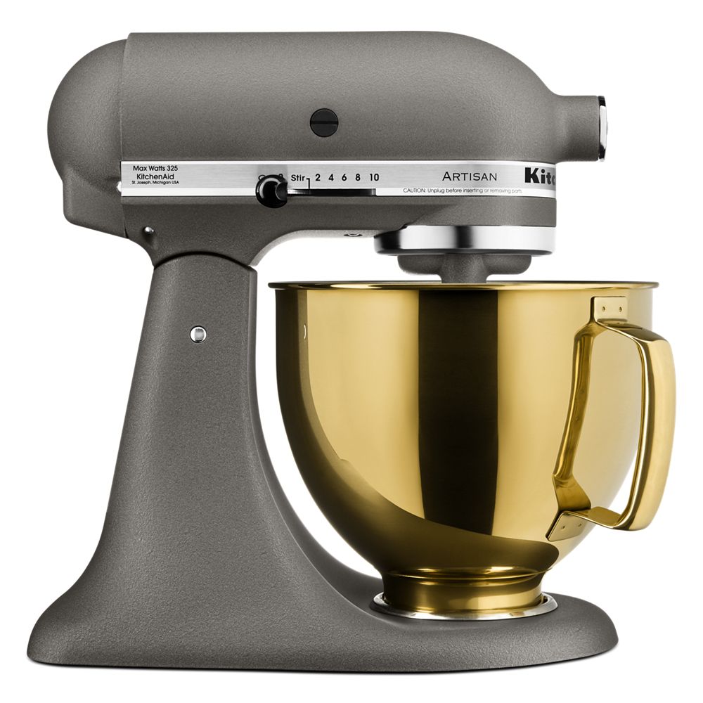 5 Quart Tilt-Head Metallic Finish Stainless Steel Bowl