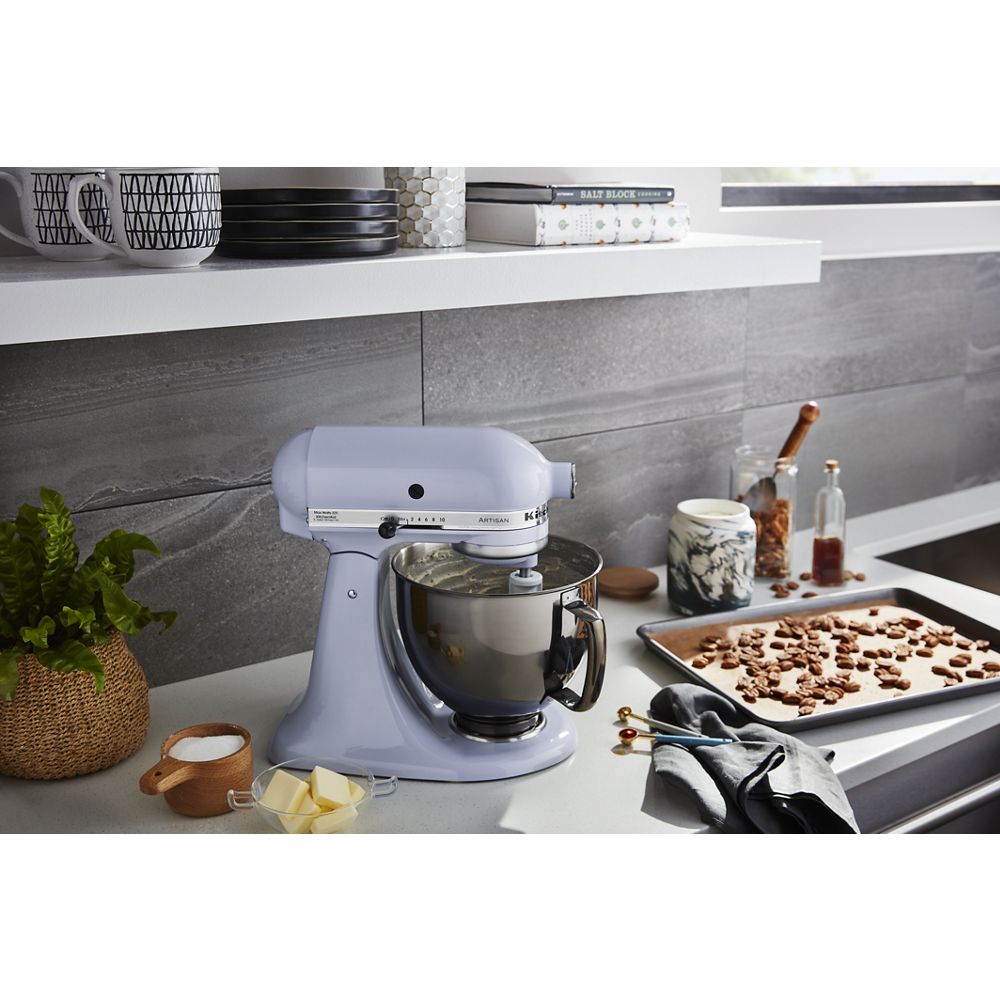 5 Quart Tilt-Head Metallic Finish Stainless Steel Bowl