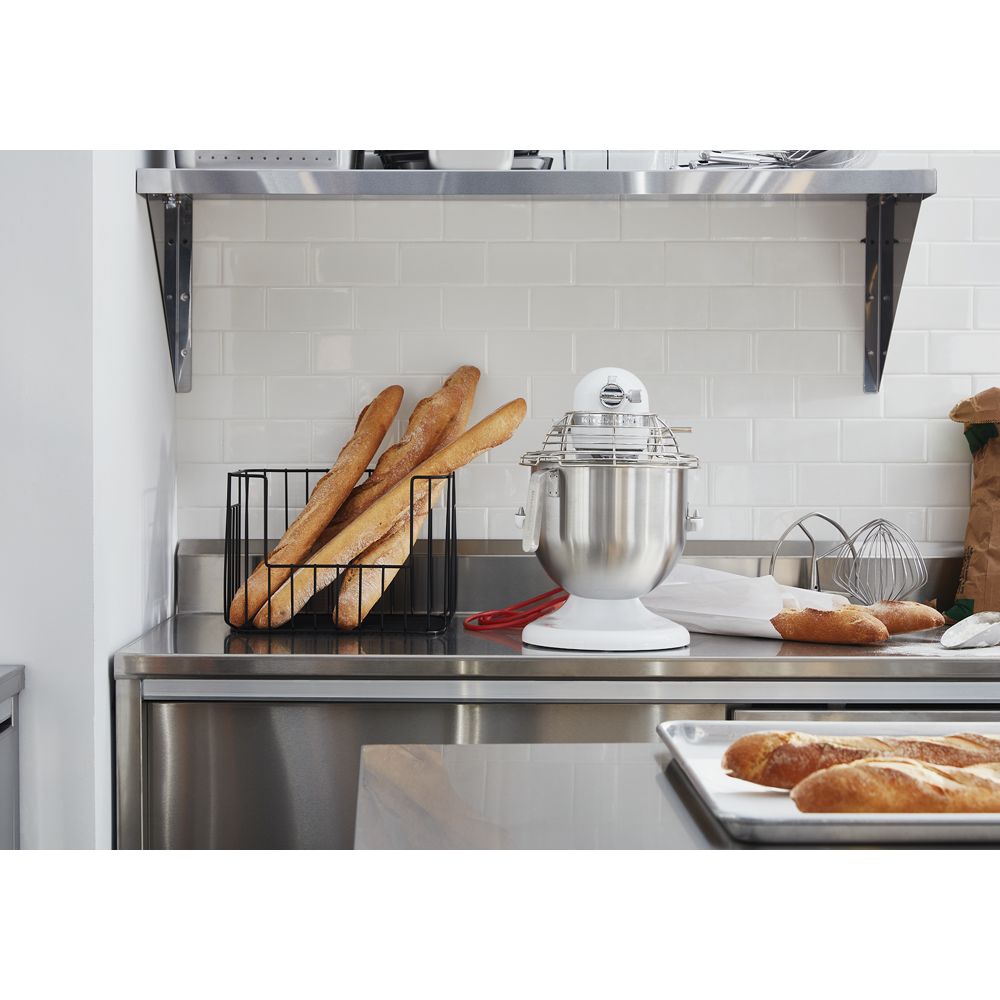 NSF Certified® Commercial Series 8 Quart Bowl-Lift Stand Mixer with Stainless Steel Bowl Guard