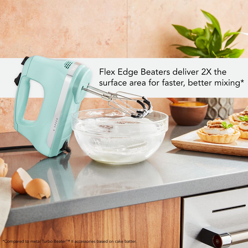 6 Speed Hand Mixer with Flex Edge Beaters