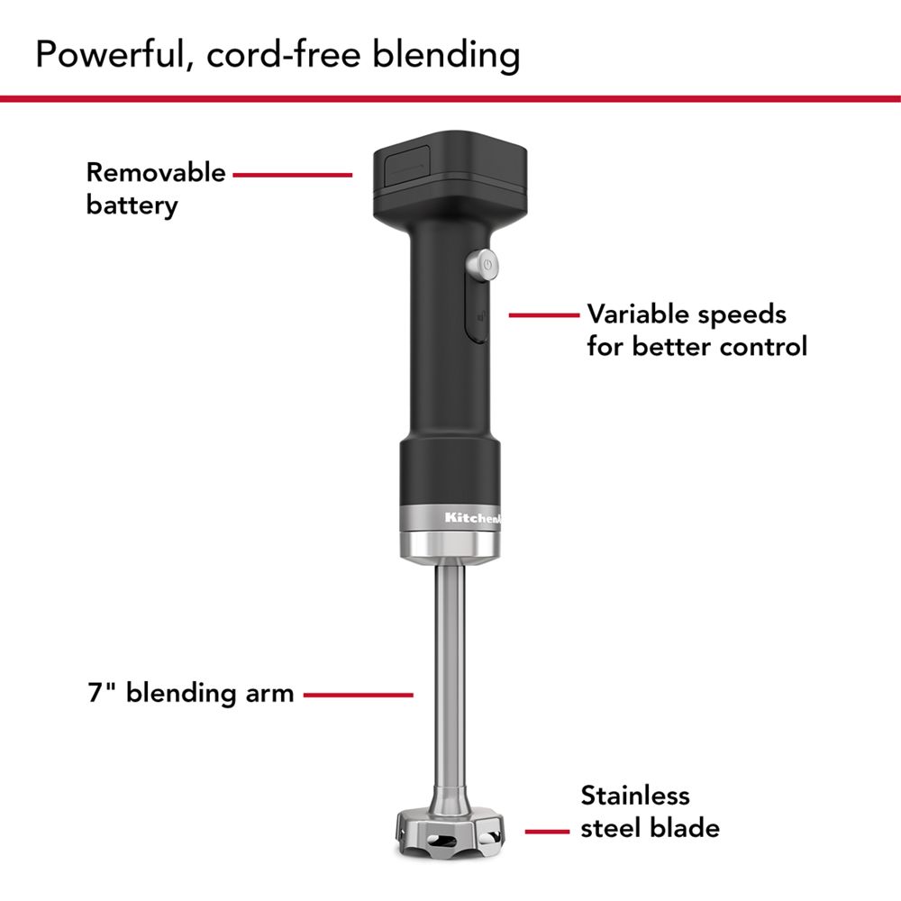 KitchenAid Go™ Cordless Hand Blender - battery included