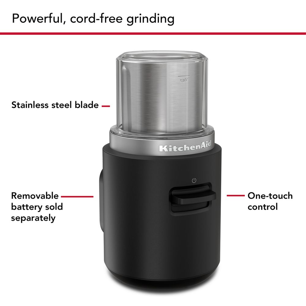 KitchenAid Go™ Cordless Blade Coffee Grinder - battery sold separately