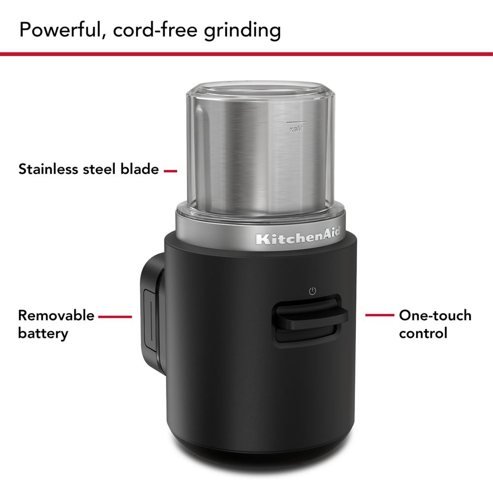 KitchenAid Go™ Cordless Blade Coffee Grinder - battery included