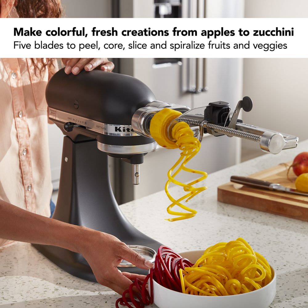 5 Blade Spiralizer with Peel, Core and Slice