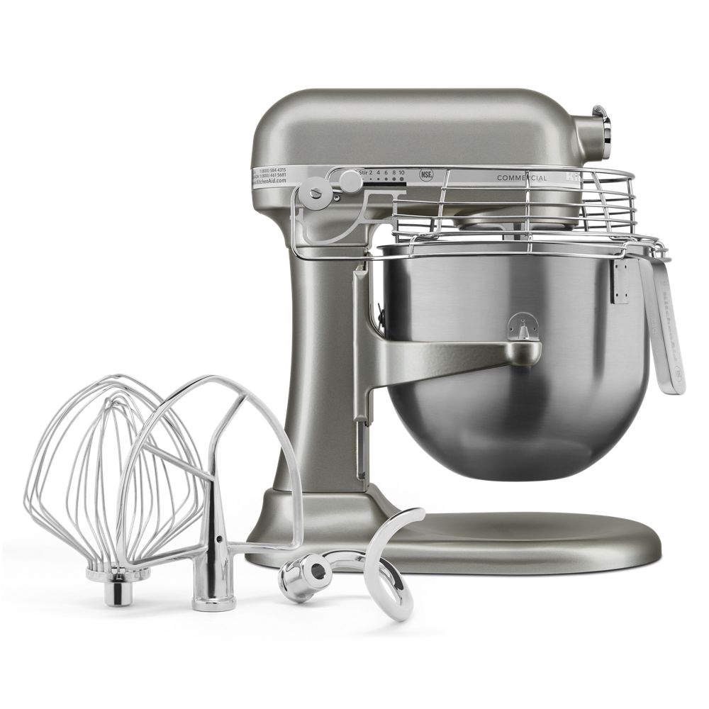 NSF Certified® Commercial Series 8 Quart Bowl-Lift Stand Mixer with Stainless Steel Bowl Guard