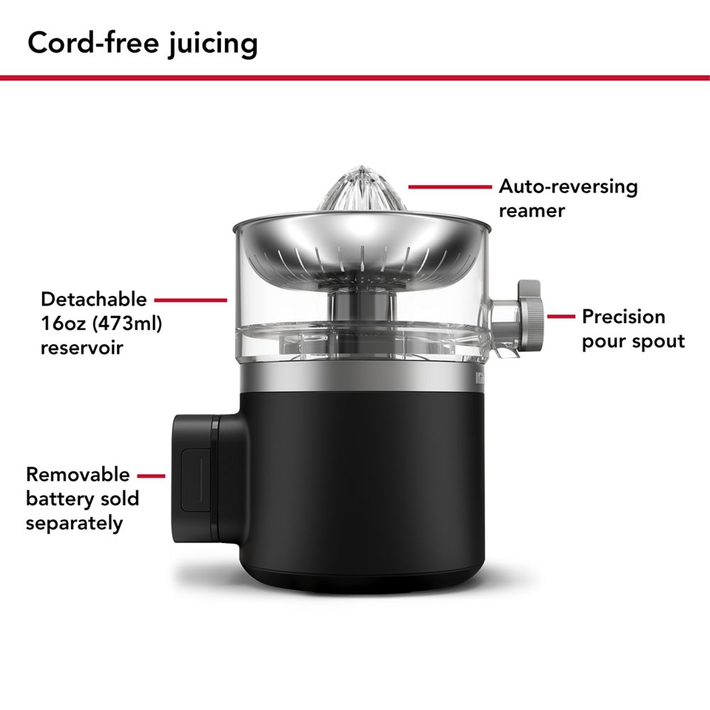 KitchenAid Go™ Cordless Citrus Juicer - battery sold separately