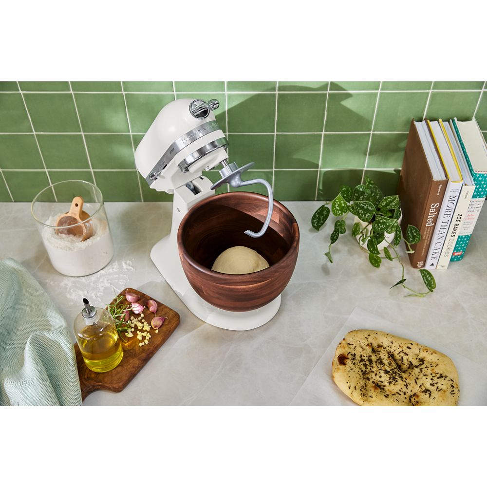 Artisan® Series 5 Quart Tilt-Head Stand Mixer with Walnut Wood Bowl