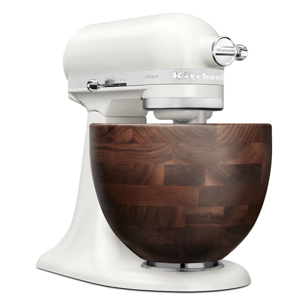 Artisan® Series 5 Quart Tilt-Head Stand Mixer with Walnut Wood Bowl