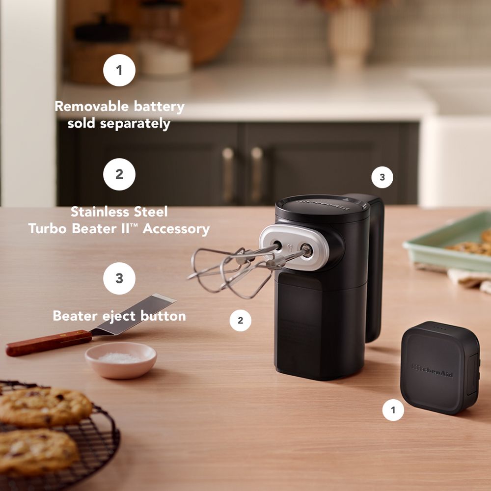 KitchenAid Go™ Cordless Hand Mixer - battery sold separately