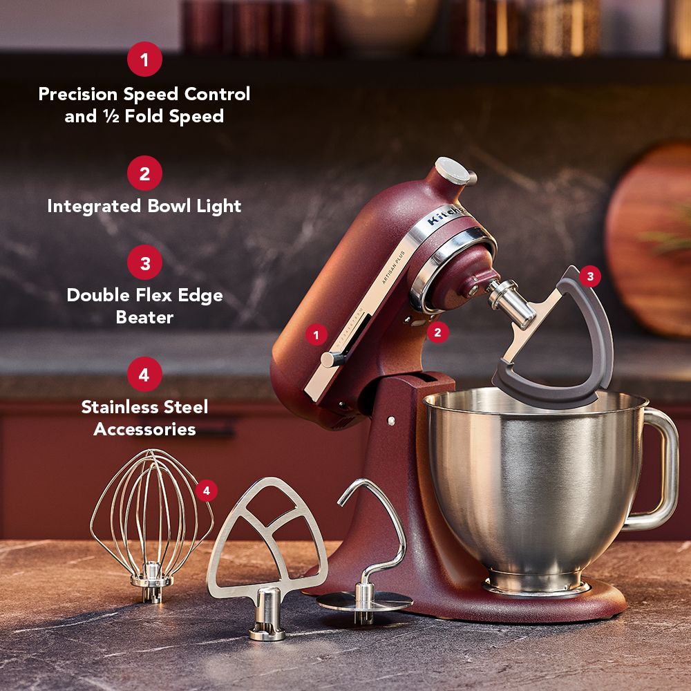 Artisan Plus Series 5 Quart Tilt-Head Stand Mixer - Sun Dried
