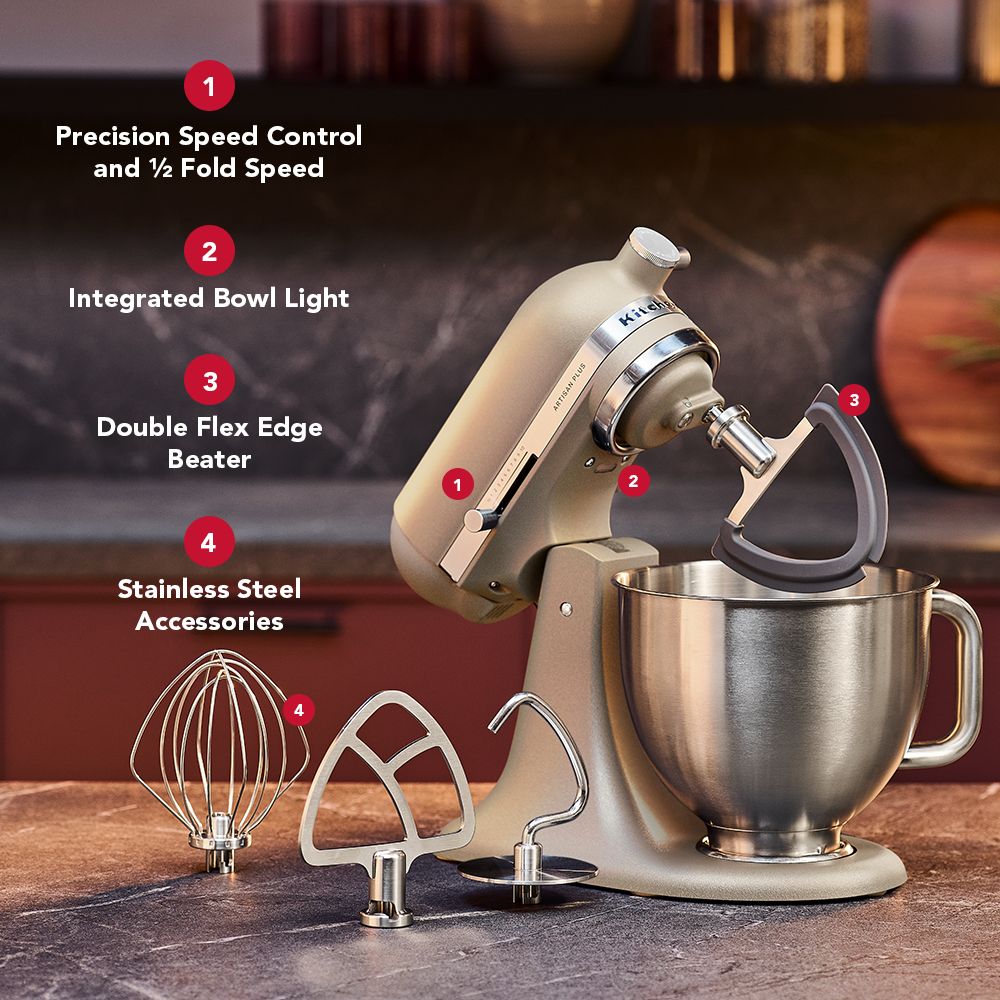 Artisan Plus Series 5 Quart Tilt-Head Stand Mixer - Oat