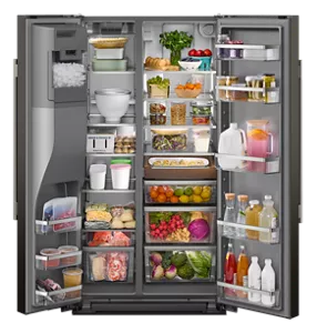 20.8 Cu. Ft. Counter-Depth Side-by-Side Refrigerator with Exterior