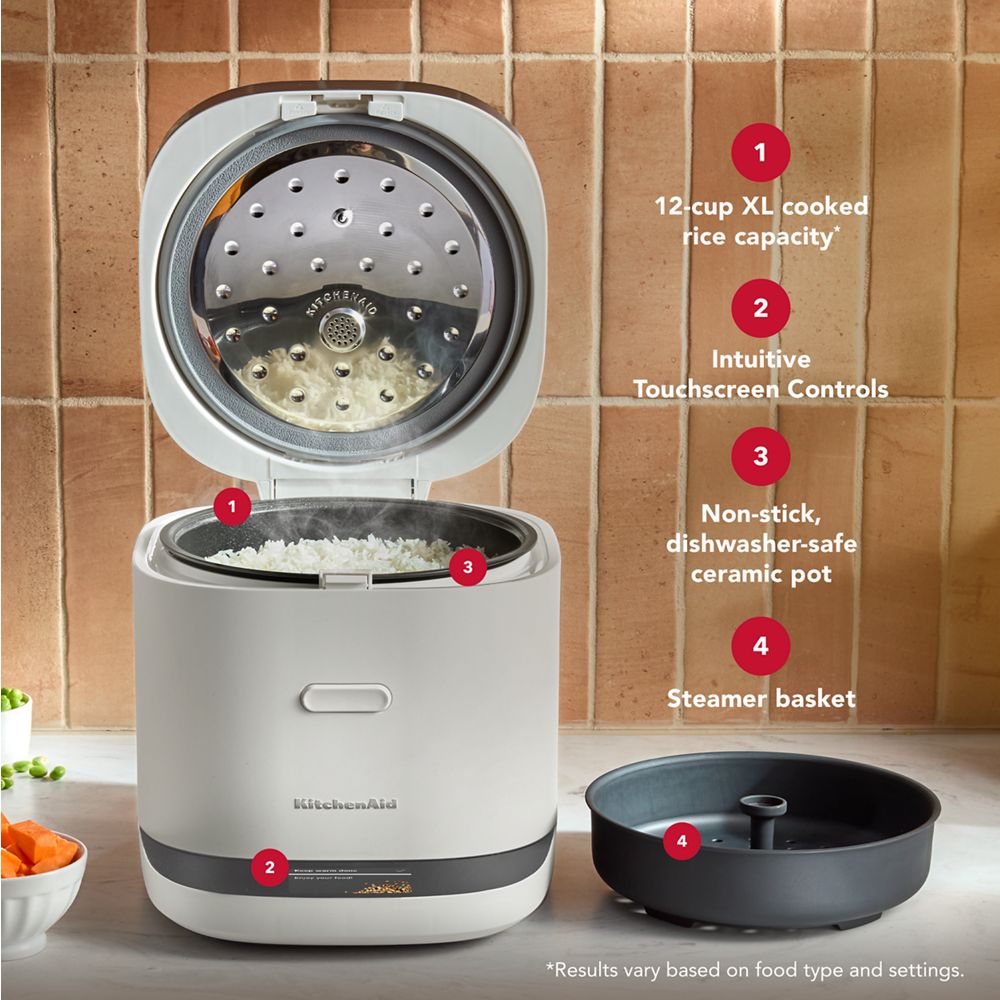KitchenAid® XL Grain and Rice Cooker with Integrated Scale