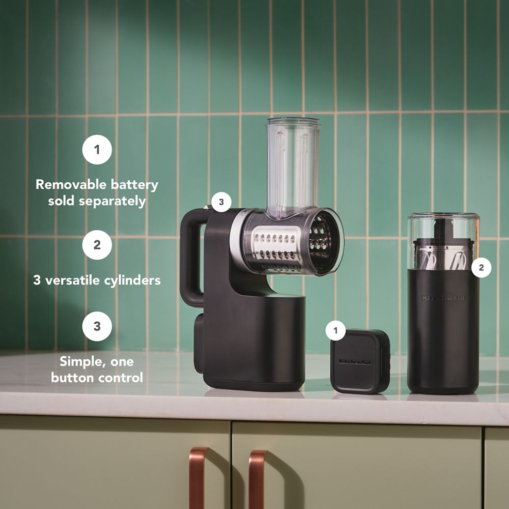 KitchenAid Go® Cordless Grater, Slicer, Shredder - Battery Sold Separately