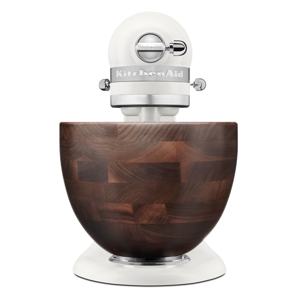 Artisan® Series 5 Quart Tilt-Head Stand Mixer with Walnut Wood Bowl
