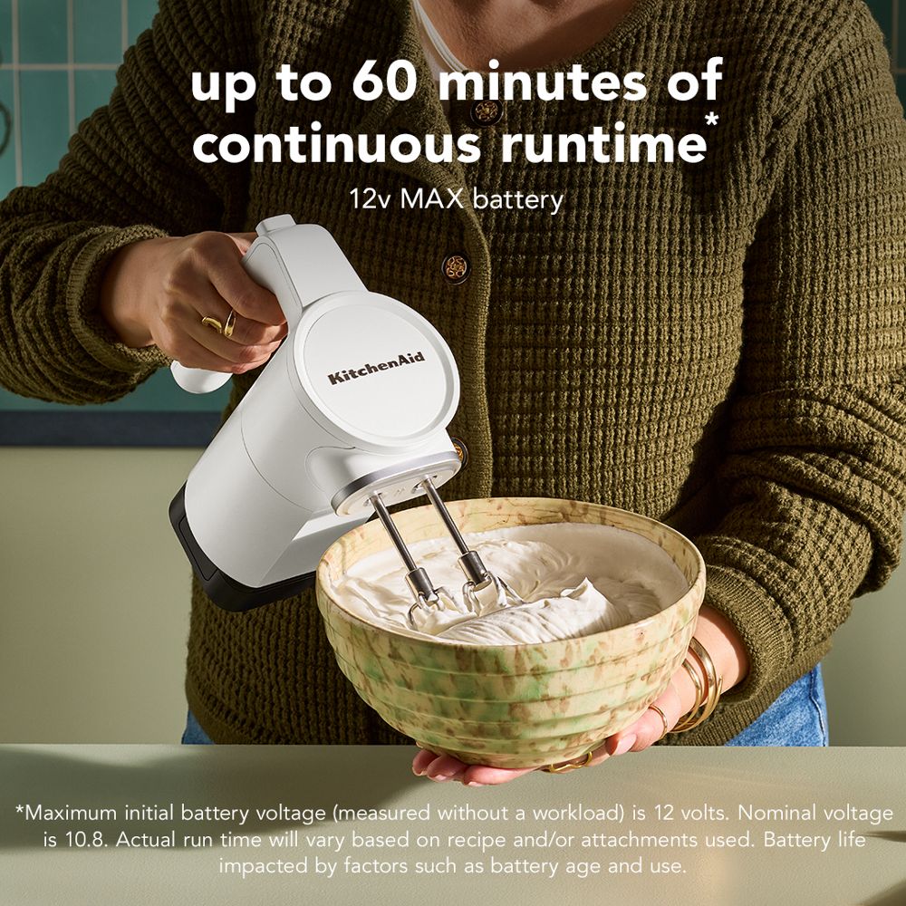 KitchenAid Go™ Cordless Hand Mixer - battery included