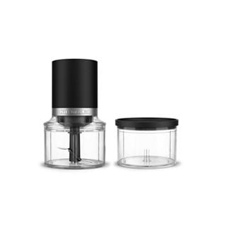 KitchenAid® Go® Cordless Top Down Chopper w/ 2 Bowls in Black, KTCR351SBM