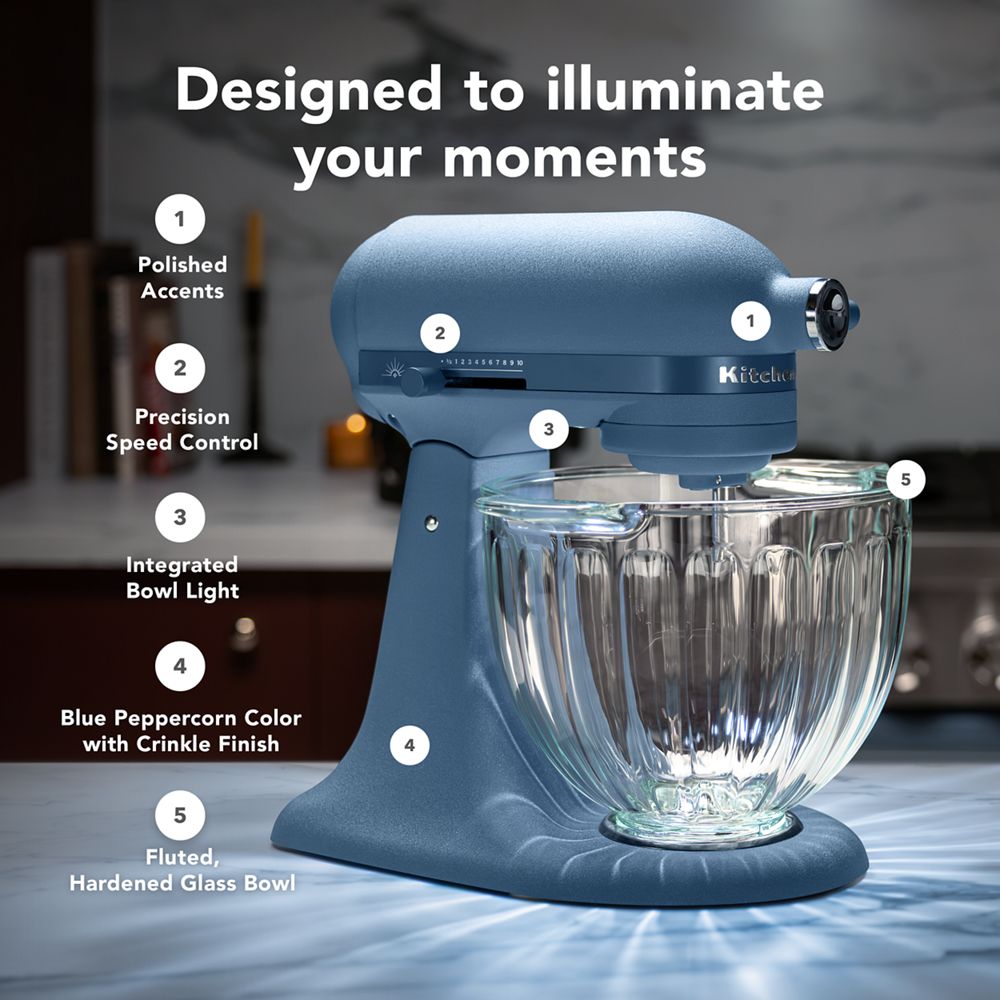 2026 Design Series Luminaire Artisan Plus 5 Qt Tilt-Head Stand Mixer