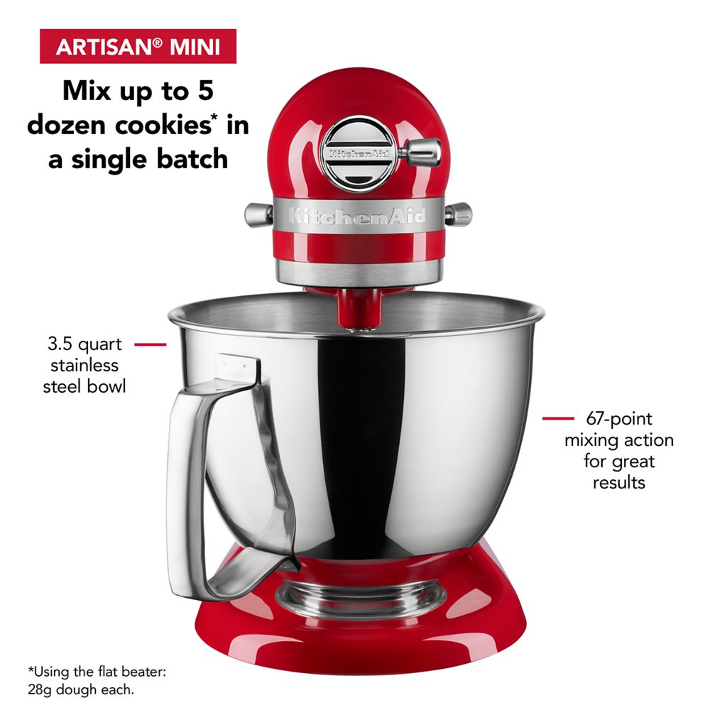 Artisan® Mini 3.5 Quart Tilt-Head Stand Mixer