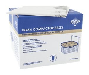 60-Pack of Heavy-Duty Plastic Compactor Bags with Odor Remover for
