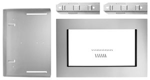 Kitchenaid microwave sale with trim kit
