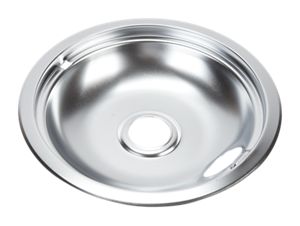 Electric Range Round Burner Drip Bowl, Chrome