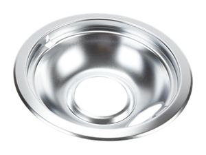 Electric Range Round Burner Drip Bowl, Chrome