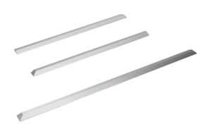 Slide-In Range & Countertop Trim Kit, Stainless Steel, with (1) left side trim, (1) right side trim, and (1) rear trim