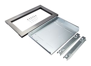 Stainless steel built in microwave with trim kit cheap