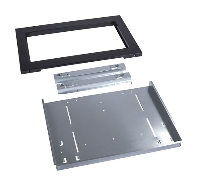30 in. Trim Kit for 2.2 Cu. Ft. Countertop Microwave Black Stainless Steel with PrintShield Finish MTK2230PV KitchenAid