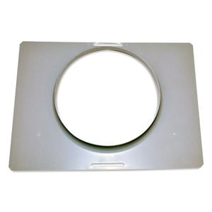 30" and 36" Range Hood Damper Mounting Plate, with 7" D opening