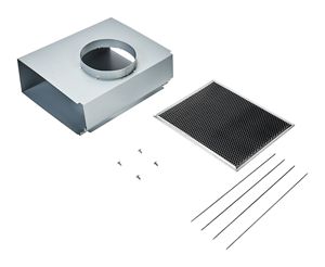 Range Wall Hood Charcoal Filter Recirculation Kit - Silver